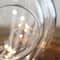 10.5" Transparent Glass Pumpkin Shaped Decorative Pillar Candle Holder